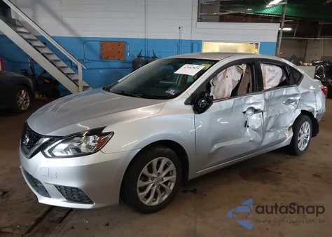 2019 Nissan Sentra Sv from USA, damaged, VIN 3N1AB7AP5KY453853